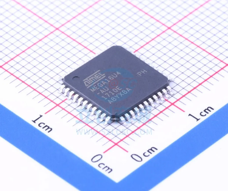 Микроконтроллер SMD ATMEGA16U4-AU Chip 8-bit AVR 16K флэш-память TQFP-44 | Электронные компоненты и
