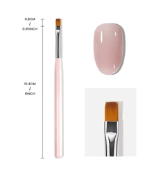Ultimate Nail Art Brush Set - Precision Brushes and Dotting Tools for Home & Professional Use (Gel brush)
