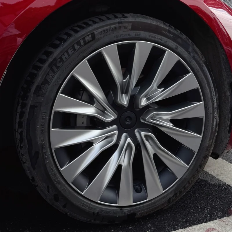 HubCap for Tesla Model 3 Highland 18 Inch Performance Replacement Wheel Cap Automobile Full Rim Cover Accessories 4PCS wheel hub caps