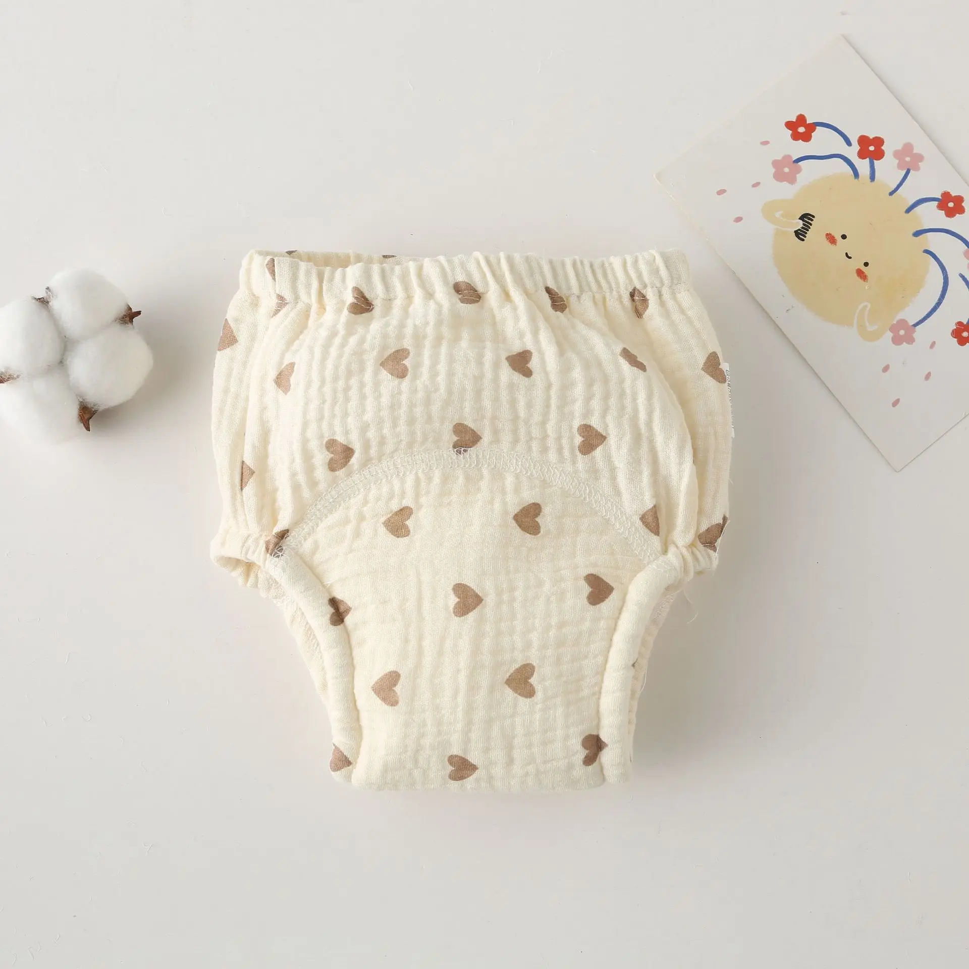 Cotton Baby Waterproof Reusable Training Shorts and Nappies