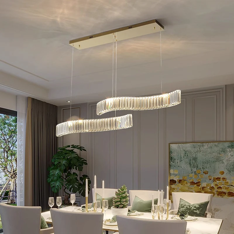 home decorationPendant lights, luxury crystal living room chandelier, dining room Pendant lamp, ceiling light, indoor lighting