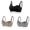 1PCS No Steel Ring with Sports Pad Bra Breastfeeding Non-sagging Vest-style Pregnant Women's Clothing Underwear Front Buckle 1