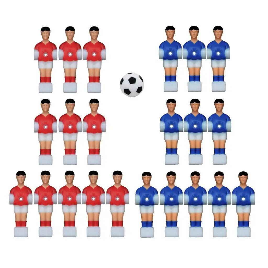 Foosball Men 22 Pieces Table Top Football Players Entertainment