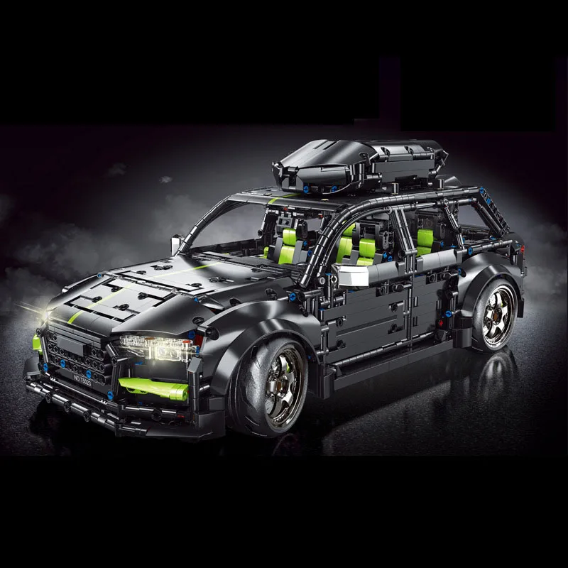 

Building Block 1:10 Scale Rc Super Sport Car Germany RS6 Avant Radio 2.4ghz Remote Control Vehicle Brick Supercar RV Toys