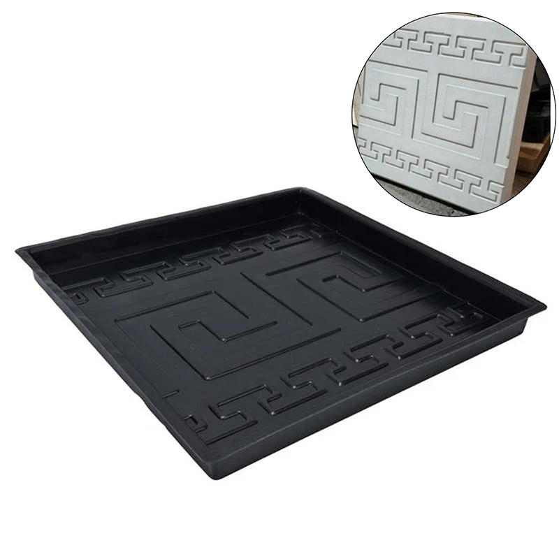 Description Picture 2 of itemPlastic Floor Tile Molds Concrete Plaster Panel Paving Stone Brick Forms Mould Reusable DIY Garden Path Pavement Decoration