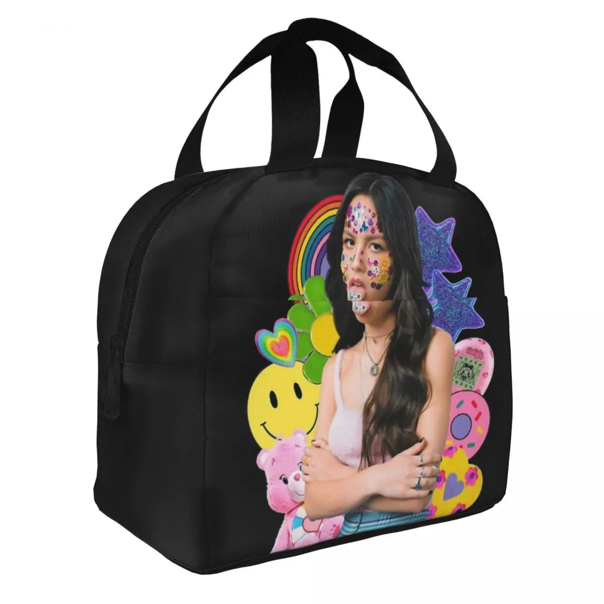 

Изолированный Ланч-бокс с кишкой вампира Оливии Родриго, Портативный Ланч-бокс, Термосумка, тоут, Ланч-бокс для пикника, сумка для хранения еды