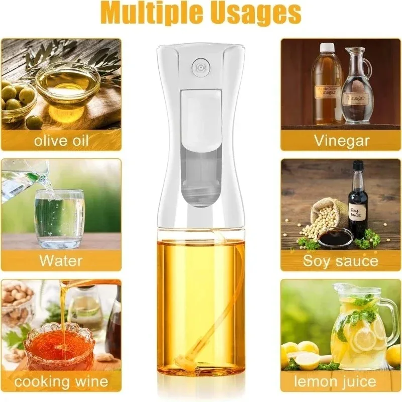 Multipurpose oil spray bottle cooking grilling 200ml 300ml glass sprayer dispenser dropper bottle spray bottle refillable spray bottle dropper bottle