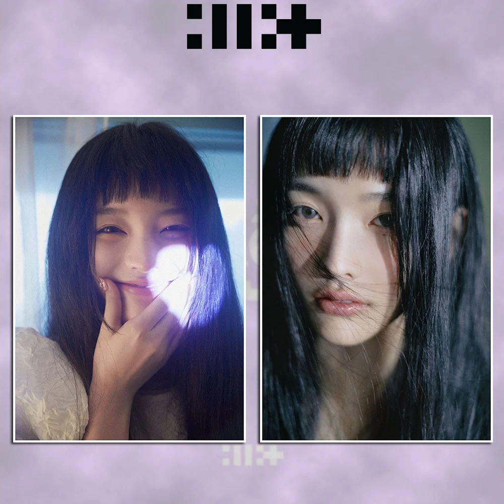 KPOP ILLIT Super Real Me 2Pcs HD Poster YUNAH MINJU MOKA WONHEE