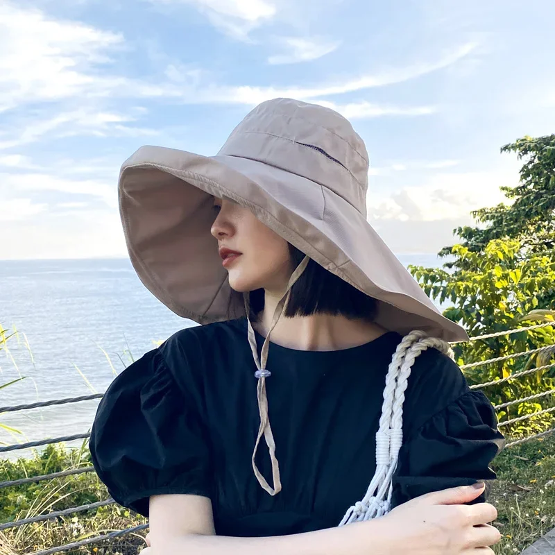 Chapeau à Large Bord Pliable Avec Protège-nuque - Protection UPF 50+ Pour Soleil Et Activités Outdoor