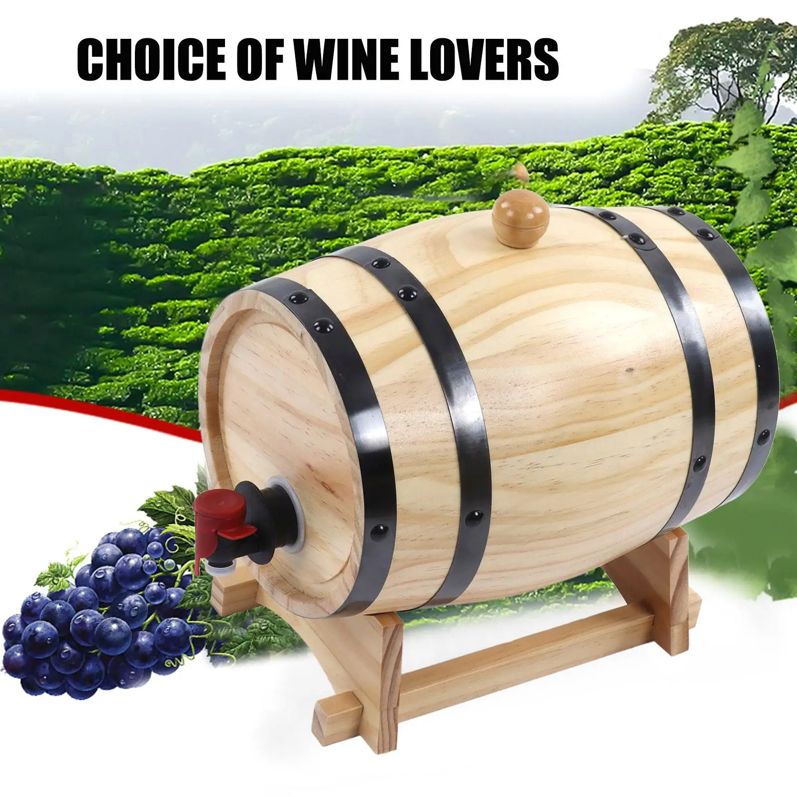 1L 3L 5L Pine Wine Barrels restaurant Bar Oak Aging Decor Ornaments