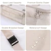 7Pcs Folding Travel Organizer Storage Bags Wardrobe Cube Suitcase Packing Set Storages Luggage Clothes Shoe Box 3