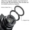 Kase Wolverine Magnetic Black Mist 1/4 Diffusion Filter with Adapter for Sony ZV-1 RX100 VII VI V III II/ Canon G7 X Mark II 2