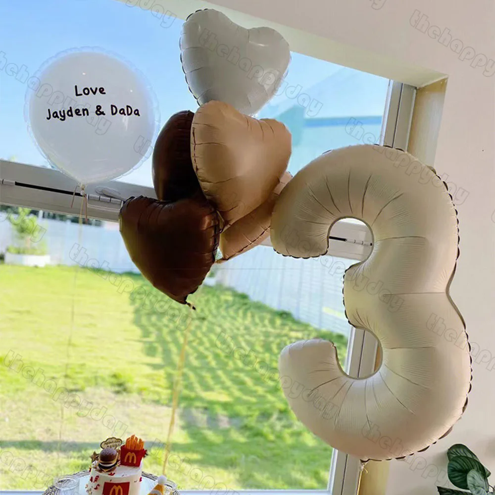 Palloncino beige 30 Anni compleanno Decorazione palloncino