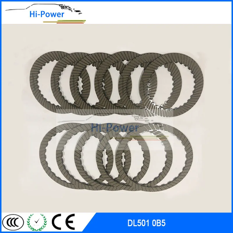 DL501 0B5 Gearbox Friction Kit 7 Speed New Automatic Transmission Clutch Friction plates For