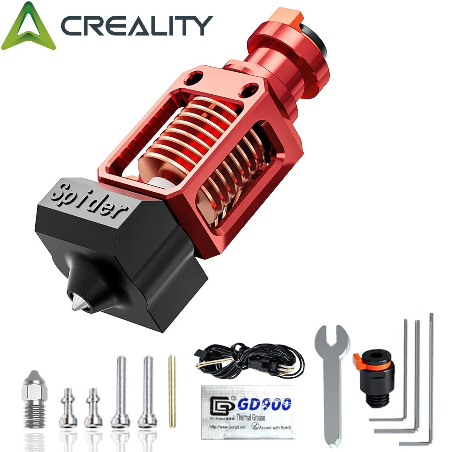 

Creality Spider 3.0 High Temperature and High Flow Hotend Pro All Metal Hotend Upgrade for Ender 3 Pro Ender-5 Plus CR 10