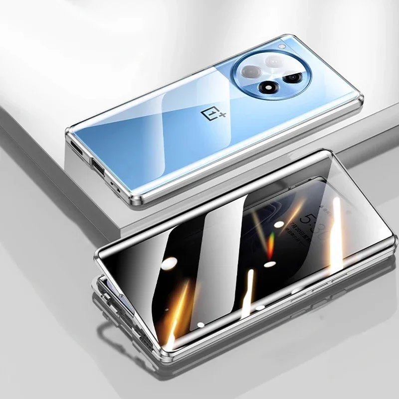 Anti Peeping Magnetic Privacy Phone Case with 360 Degree Protection