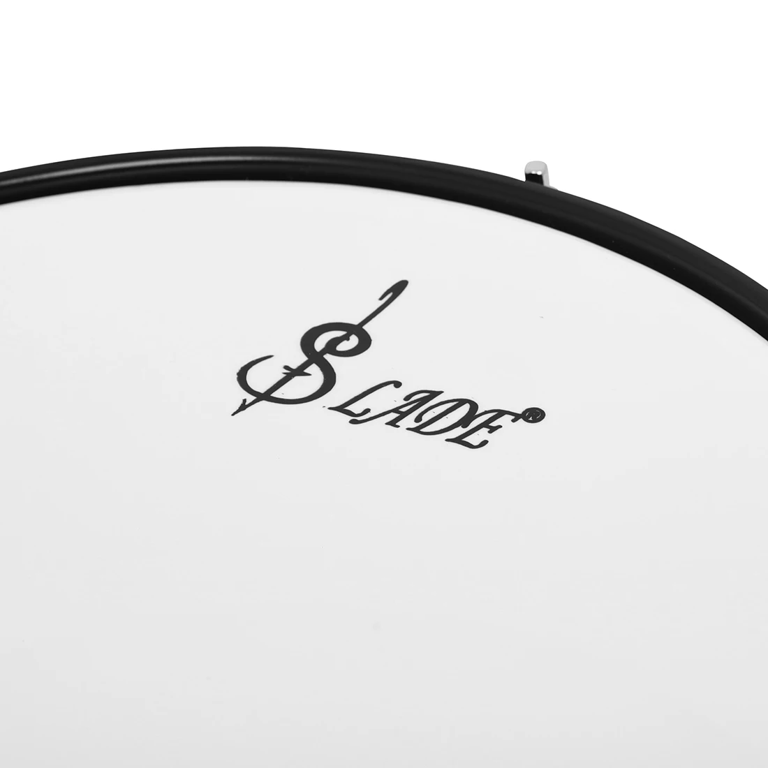 SLADE 14-Zoll-Silber-Snaredrum-Set mit Trommelstöcken, Schultergurt, Trommel-Schlüsseltasche für Studenten, Anfänger, Schlaginstrument – Detail 10
