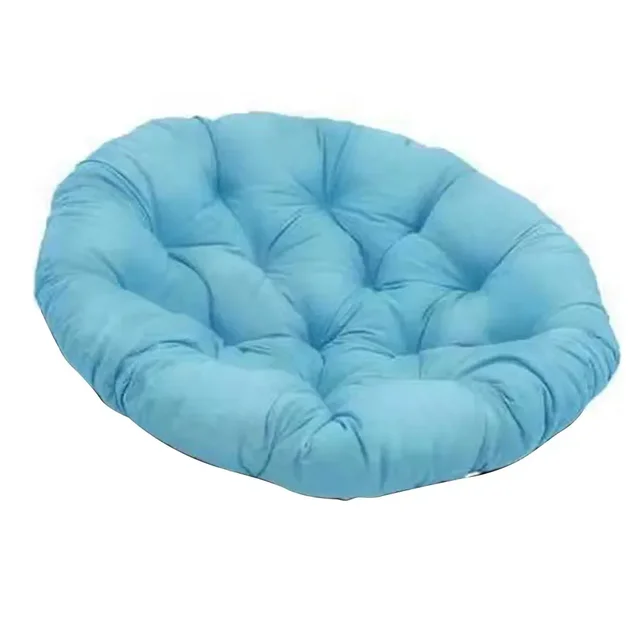 1pc Waterproof Chair Rocking Cushion Chair Hanging Basket Chair Papaya Chair Round Cushion 60x60 Cm Home Textile Accessories 4