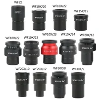 2PCS WF5X WF10X WF15X WF20X WF30X Wide Field Eyepiece For Binocular Trinocular Stereo Microscope 30MM Installation Interface