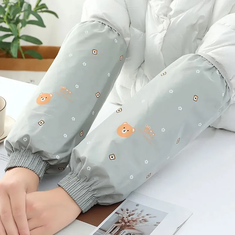Waterproof Cartoon Cuff Sleeves - Anti-Dirt and Oil-Proof Sleeve Protectors for Autumn and Winter Use