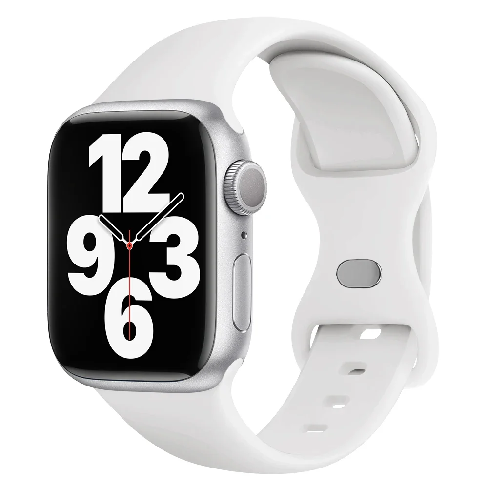 Premium Soft Silicone Smartwatch Band - Versatile Sport Strap Bracelet