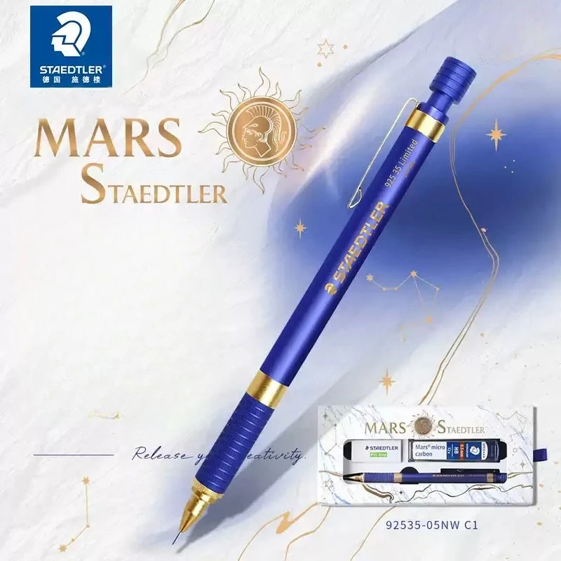 Limited Edition STAEDTLER MARS Mechanical Pencil 0.5mm HB Gold