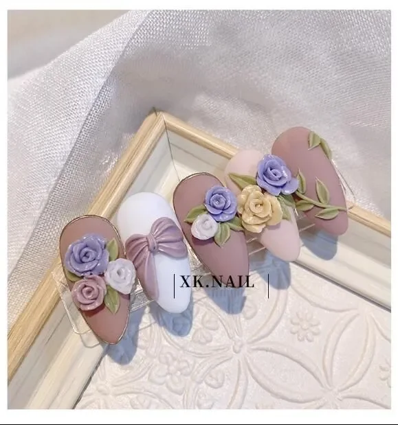 1pc Model Gel Carving  Glue 3D Acrylic Model Gel Nail Art DIY Design  Nail Art Moulding Glue Nails Art Handmade Decoration 5
