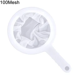 Ultra - Fine Nylon Mesh Kitchen Strainer with Handle - Perfect for Milk, Yogurt, and Juice (100 mesh)