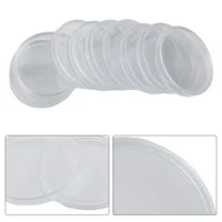 100pcs Coin Capsules 38mm Accessories Clear Collection Round Storage Transparent Case Container Holder Plastic 2