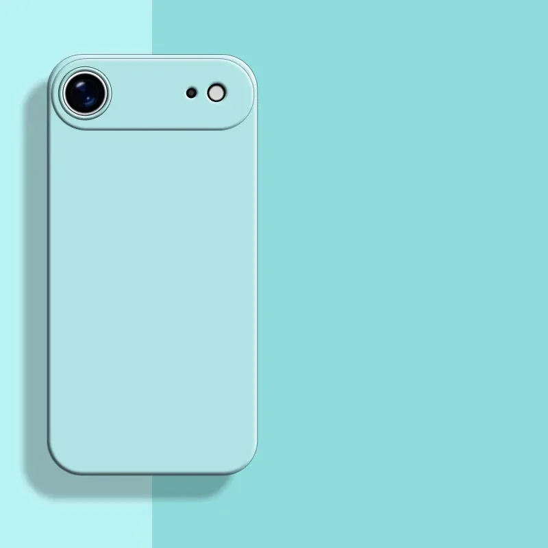 Premium Shockproof Liquid Silicone Rubber Back Cover for iPhone - Original AIR Case Design