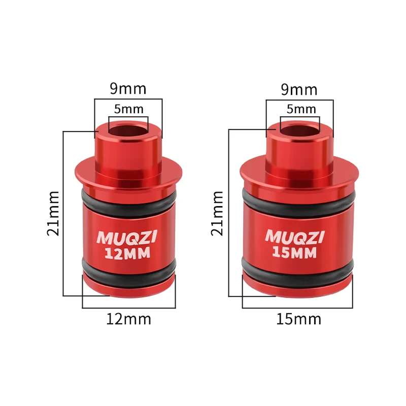 MUQZI Bike Thru Axle to Quick Release Adapter
