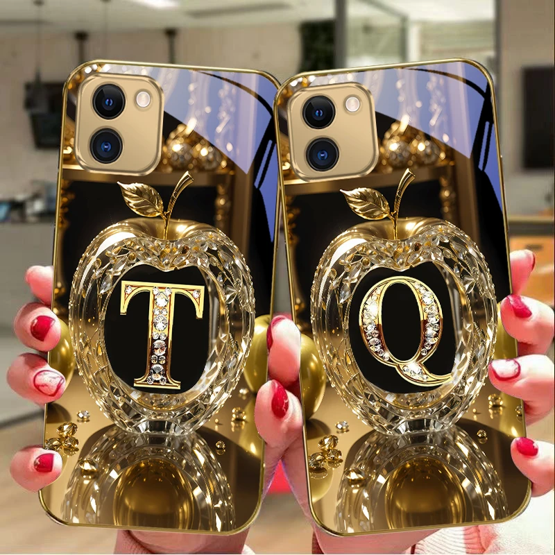 Luxurious Gold Glass Phone Case