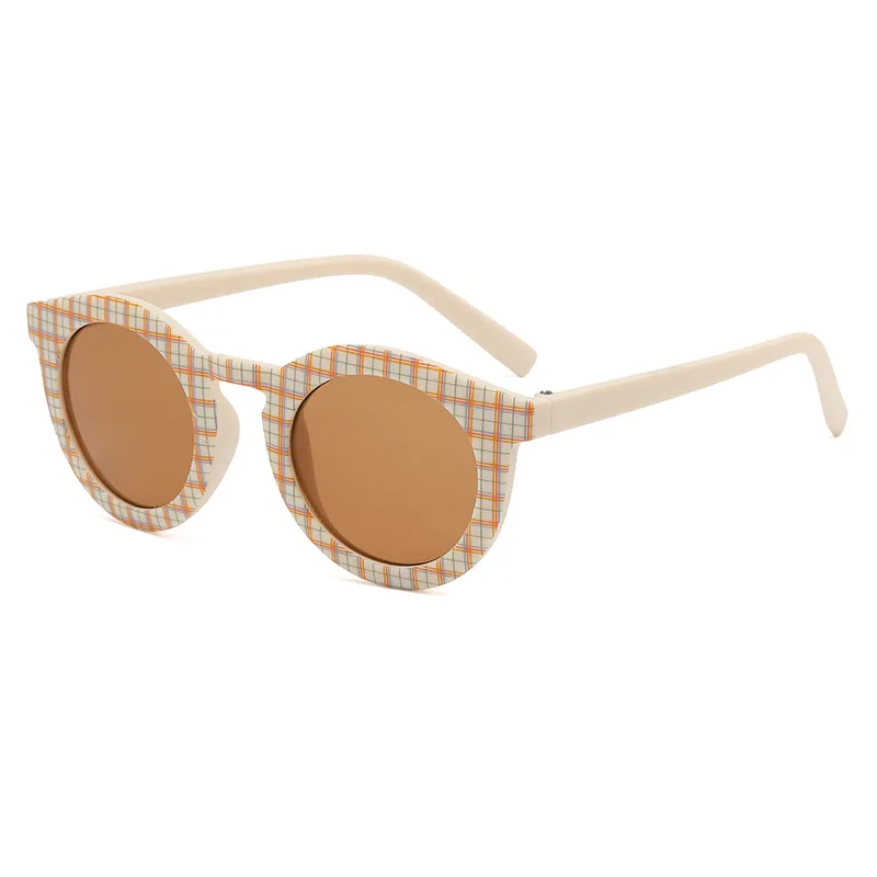 New Fashion Children Glasses Vintage Round Outdoor Sun Protection Baby Girls Acrylic UV400 Sunglasses Kids Eyeglasses_voghion.com