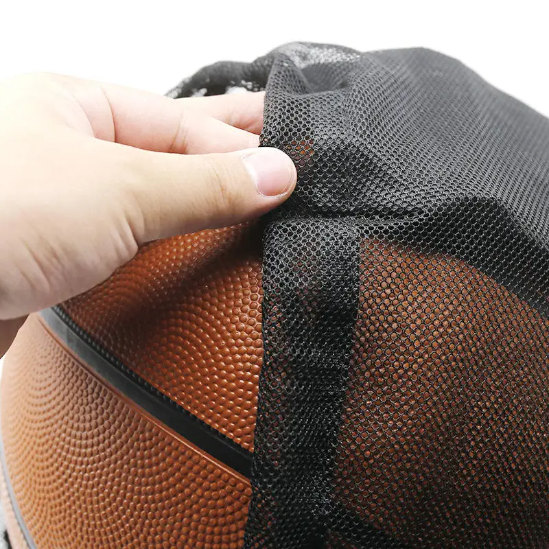 휴대용 Drawstring 농구 배낭 메쉬 가방 축구 축구 배구 공 보관 가방 야외 스포츠 여행 체육관 요가