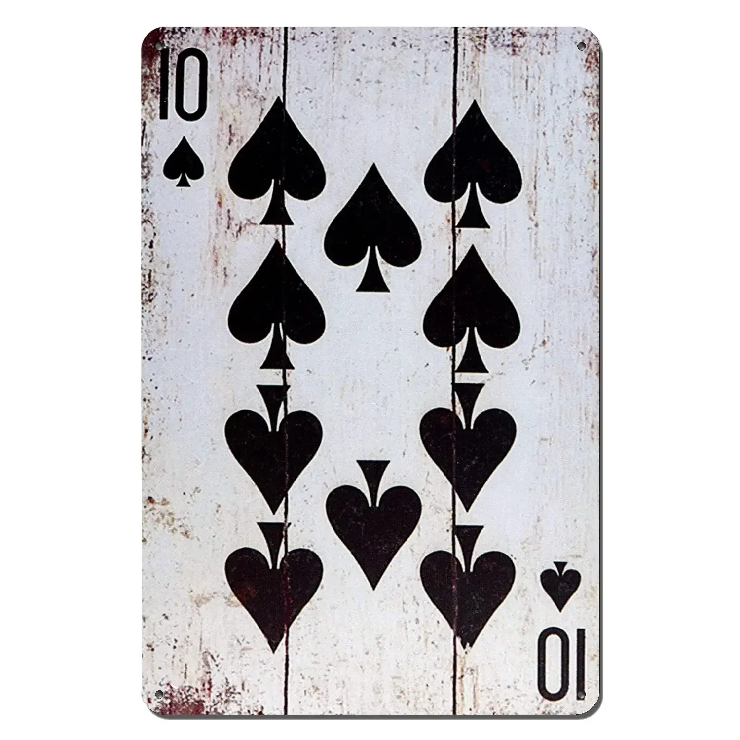 

Vintage Poker Wall Decor Metal Sign Retro tin Sign Wall Decorative Signs for Man Cave Home Cafe Pub bar Shop 12x8 Inch Club Ac