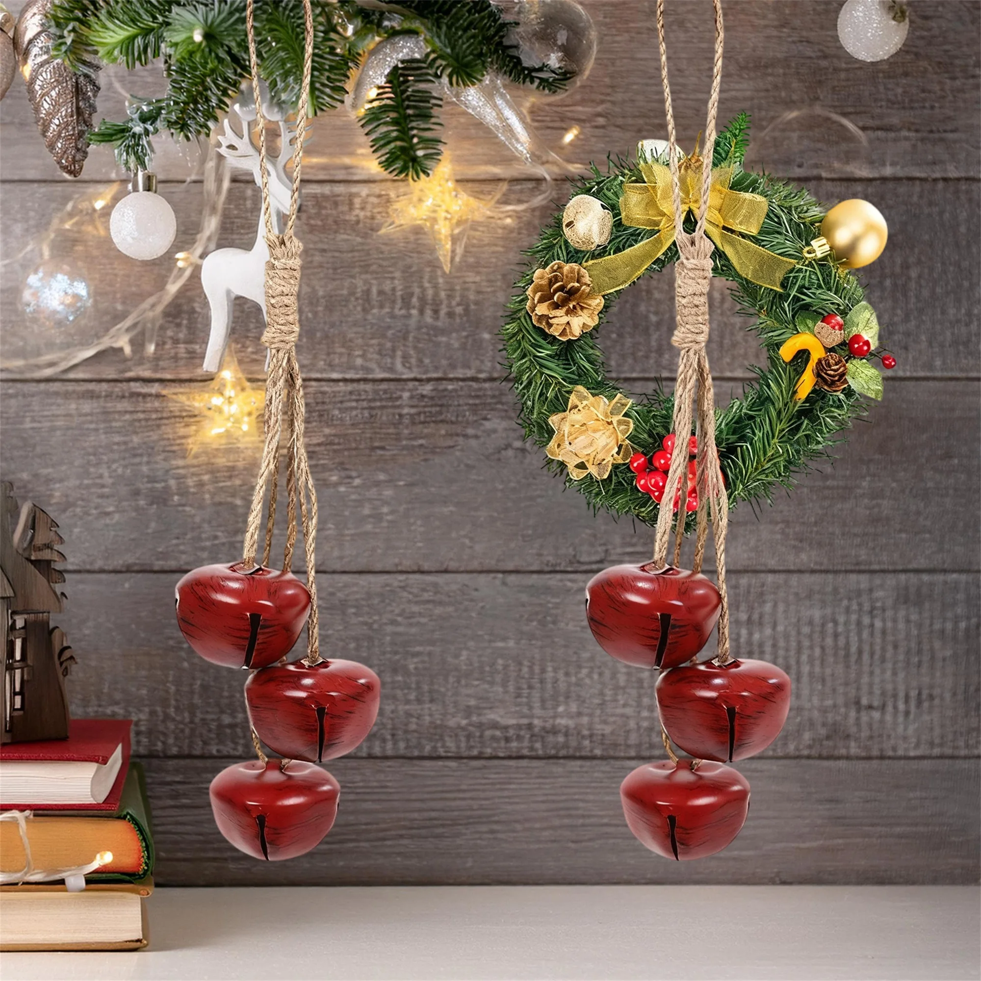 Christmas Tree Star Decoration Festive Glittering Star Wall Hanging Ornament for Party Home Window Decorations