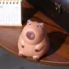 New Cartoon Lovely Capybara Kawaii Soft Adhesive TPR Slow Rebound Toy Creative Pinch Children Decompression Pinch Toys 3