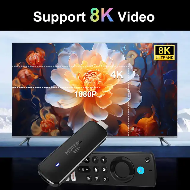 Mortal Android14 TV stick WIFI6 Voice Control TV stick Q8 8K video Allwinner H313 Netflix YouTube Tv box Free Live TV Streaming 4 Mortal Android14 TV stick WIFI6 Voice Control TV stick Q8 8K video Allwinner H313 Netflix YouTube Tv box Free Live TV Streaming 4