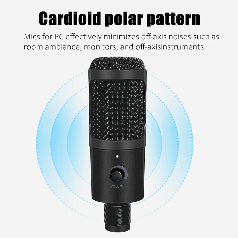 Professional USB Condenser Microphones For PC Computer Laptop Singing  Gaming Streaming Recording Studio  Video Microfon - AliExpress