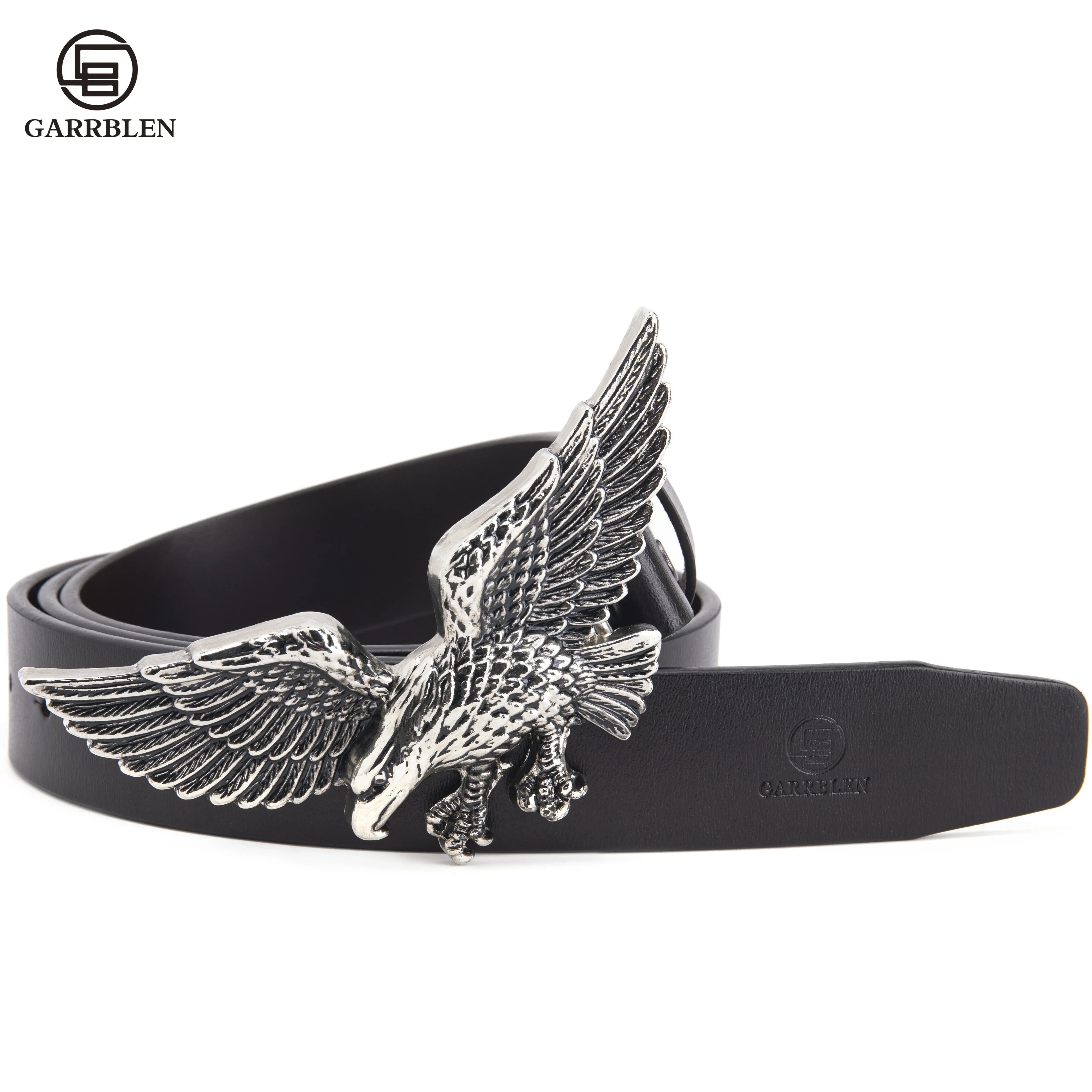 

Garrblen Men's Genuine Leather Belt Luxury Designer Classic High Quality Vintage Leather Waistband Pin Buckle Strap Men Belt