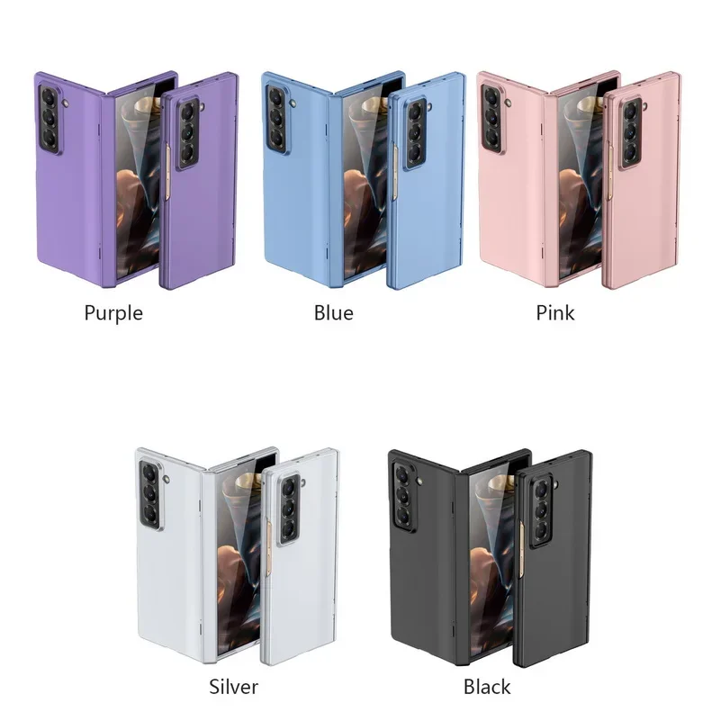 Deluxe Protective Case with Automatic Spring Hinge and Tempered Glass Film