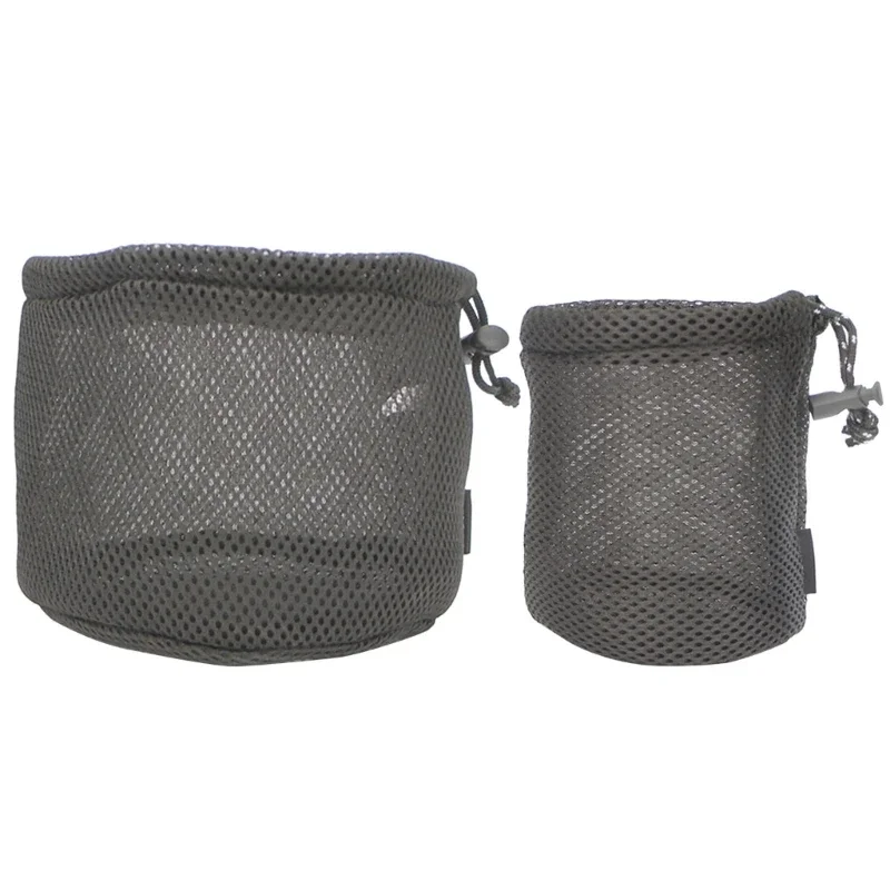 Camping Cookware Bag Nylon Mesh Travel Stuff Sacks
