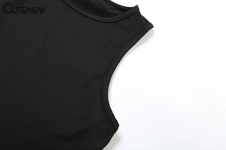 Solid Hooded 2 Piece Tops Women All-matches Classic Lengthen Split Pullover+Crop Tanks Female Fashion Unique Streetwear
