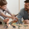 Mini Dinosaur Toys Model 12pcs Children's Educational Toys Cute Simulation Animal Small Figures For Boy Gift For Kids Toys 4