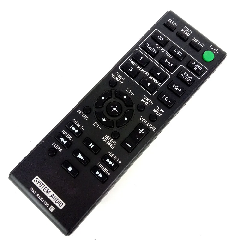 UsedOriginalRMAMU186ForSonySYSTEMAUDIORemoteControlMHC