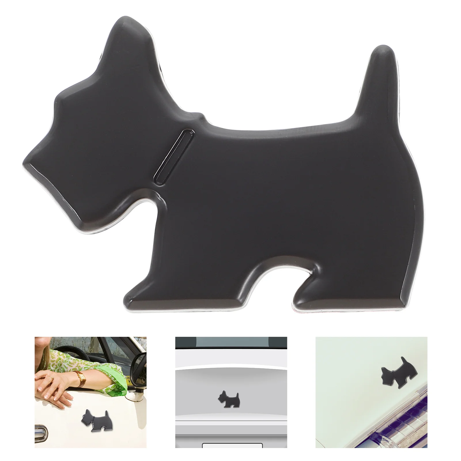 

Dog Metal Sticker Funny Car Decal 3D for Stickers Adorable Lovely Animal Applique