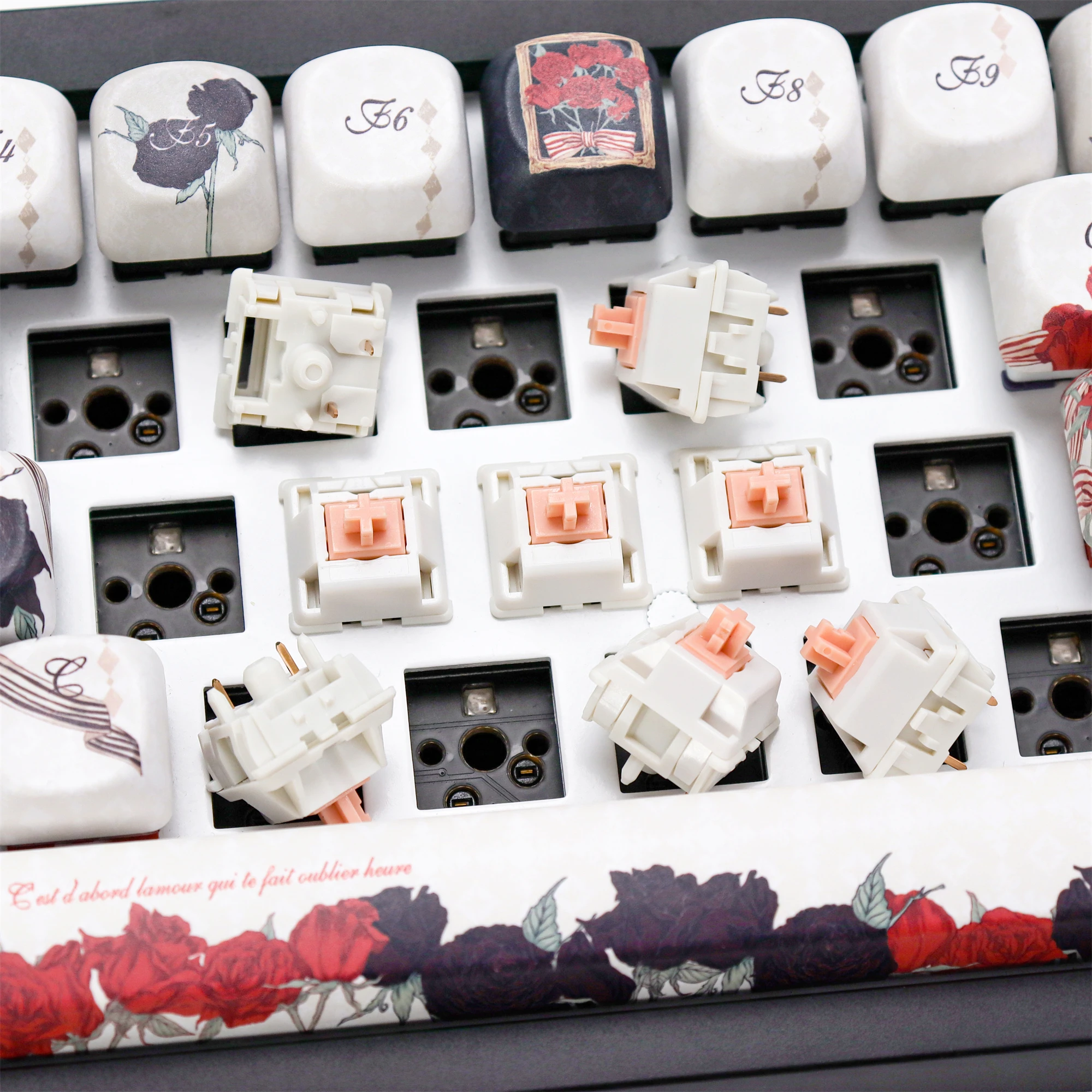 Enhanced Tactile Mechanical Keyboard Switch - Factory Lubed, RGB SMD, 62g Actuation