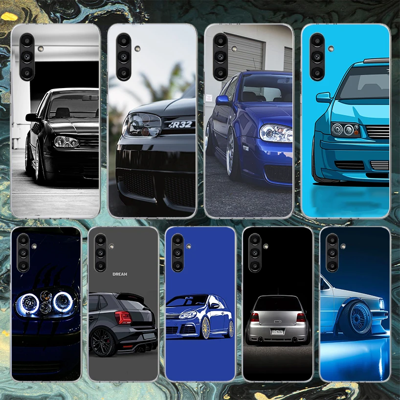 Sleek Golf Car Design Soft Phone Case