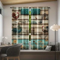 2pcs, Drapes Country Cottage Durable Polyester,Without Electricity Birthday Party Applies to Multipurpose Event Decoration 2