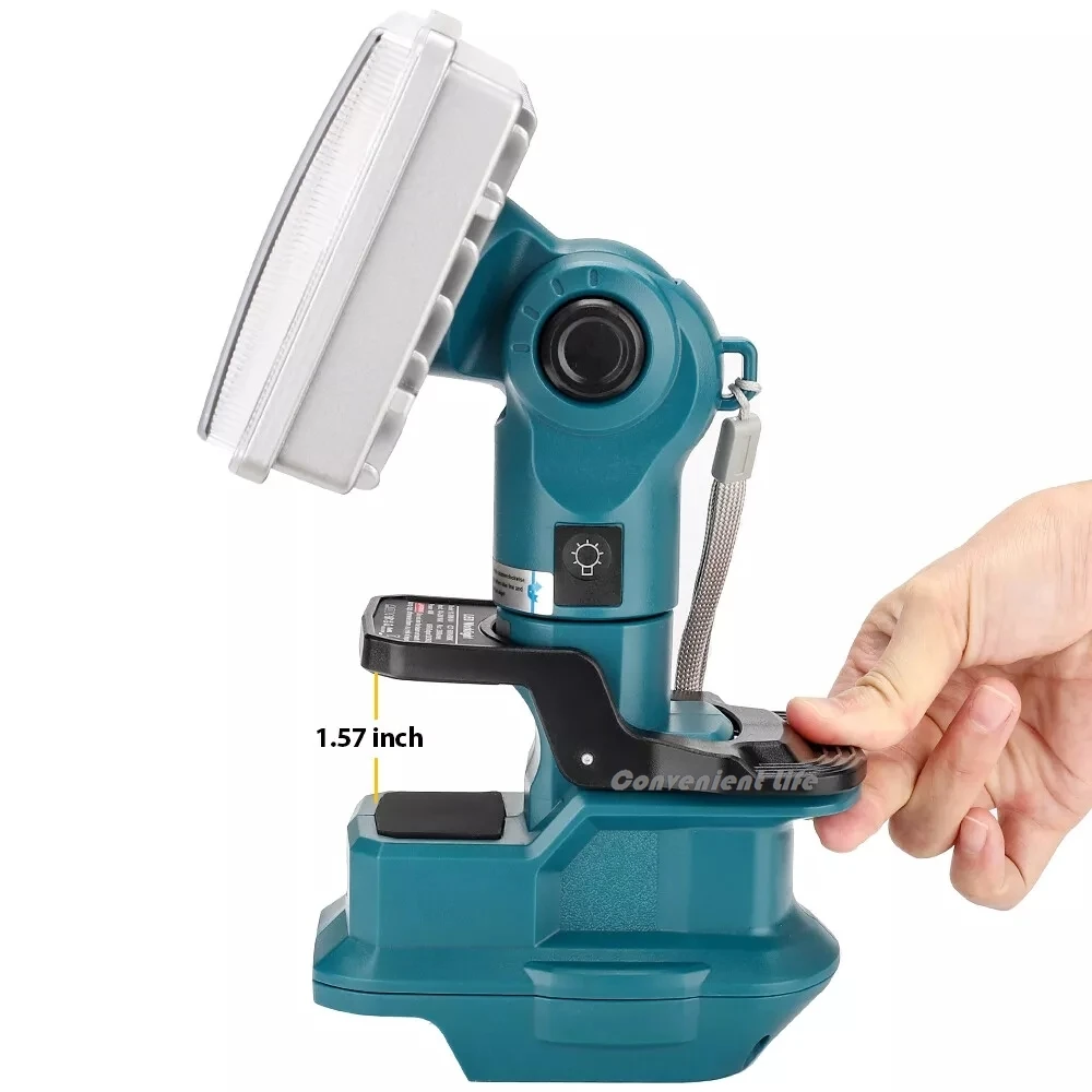 4200LM Cordless LED Work Light for Makita 18V Battery Floodlight Spotlight Flash